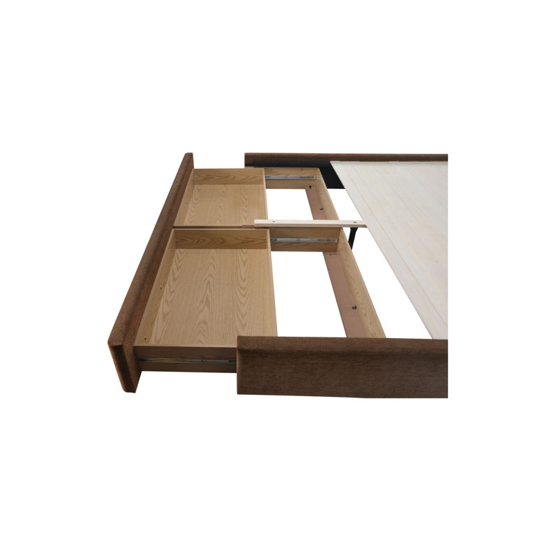 Eyler Queen Storage Bed Brown, Brown, Queen