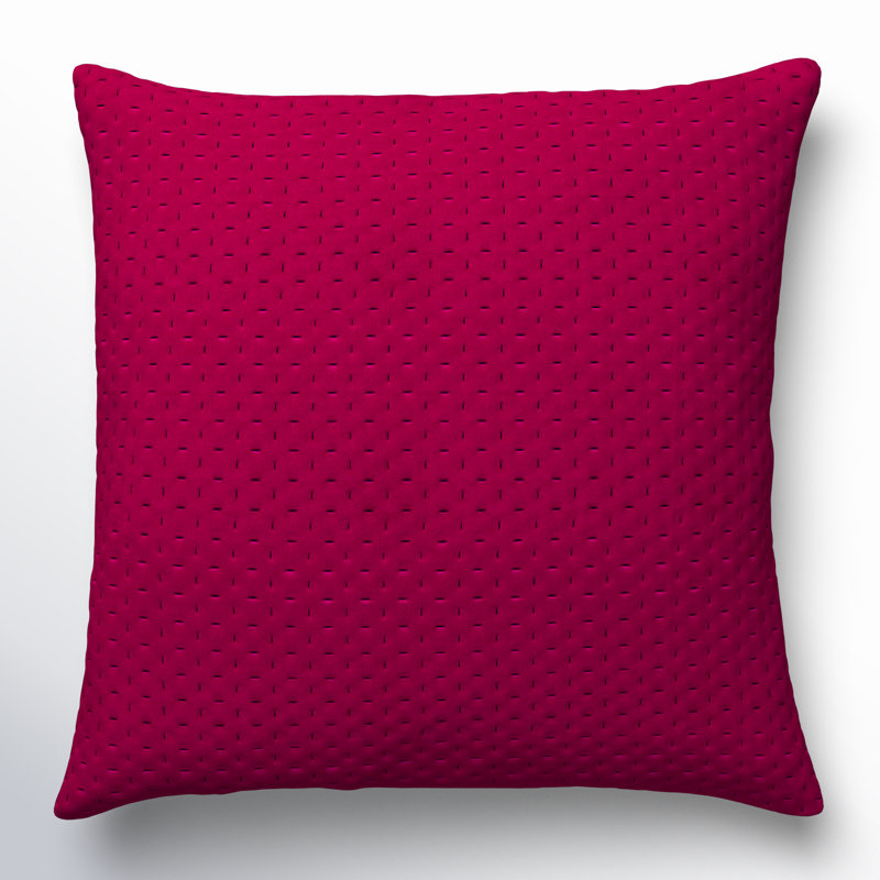 Jocques Throw Pillow Cover, 18" x  18", Charcoal, Down