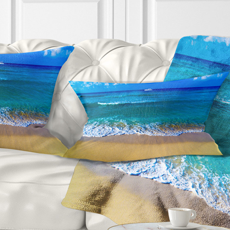 Oreiller de plage Seashore, Rectangle, 12 po x 20 po
