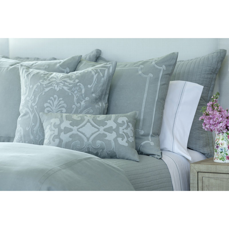 Louie Square Pillow Cover & Insert, Sky