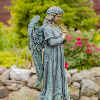 Praying Angel Magnesium Garden Statue