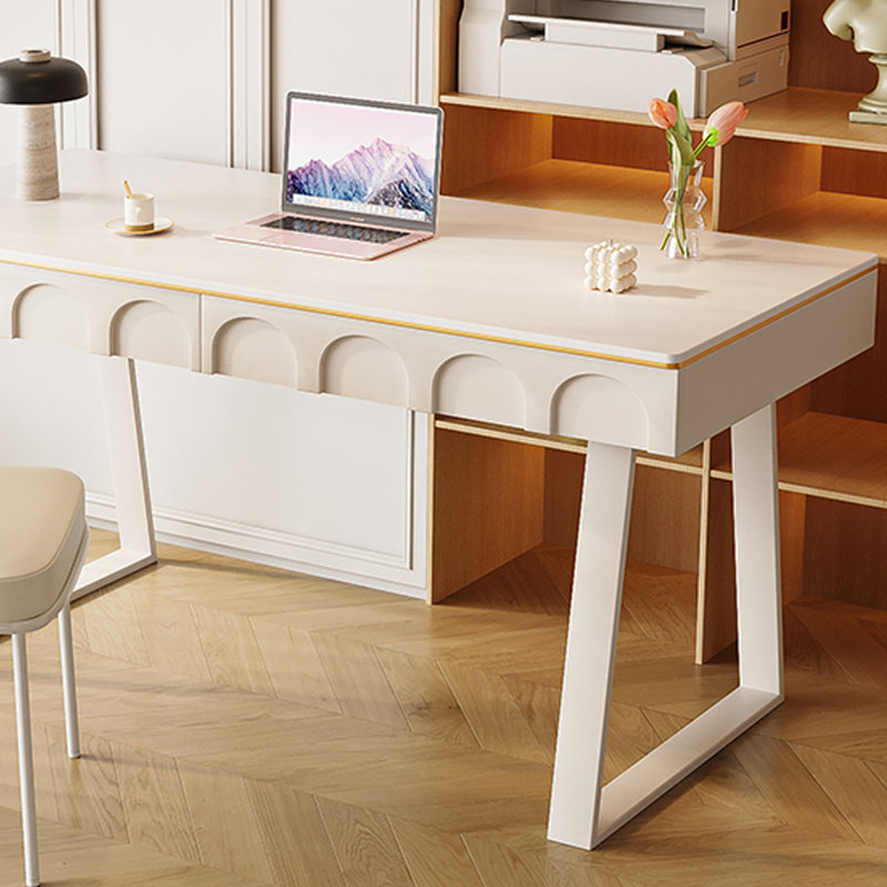 Modern Simple Small-sized Rock Slab Writing Desk