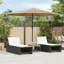 Parasol de jardin avec mât en acier Arlmont & Co.-2116046876-2099174476