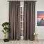 Extra Long & Extra Wide Faux Linen Decorative Curtain Single Panel-75731968-75731935
