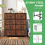 Commode double 8 tiroirs W 31,5 po Wassil-784773237