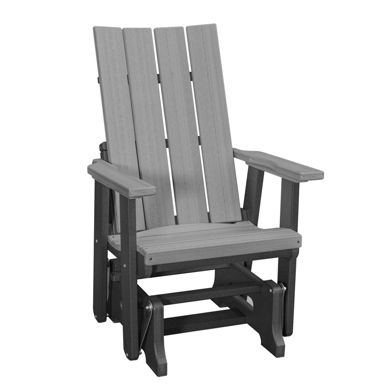 Fauteuil oscillant Brandon American Furniture Classics Model 415WWWT, Gris clair / noir