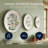 American Art Decor Brunch Club Green & White Ceramic Wall Plate Set of 3