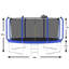 Trampoline 14FT avec panier de basketball, trampoline d'extérieur renforcé de type ASTM avec filet d'enclos