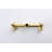 Wall Mounted Gold Bathroom Sink Faucet - Brass, Drip- Cartridge, Elegant Style Build, 7-Layer Finish, Easy Water Control-124242016