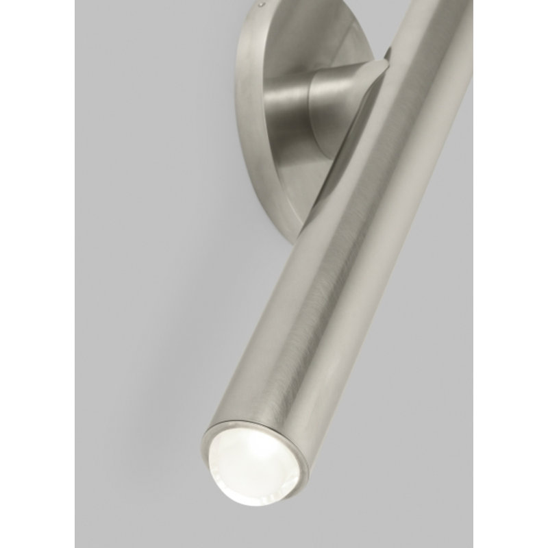 Ebell 1 - Light LED Armed Sconce, Antique Nickel