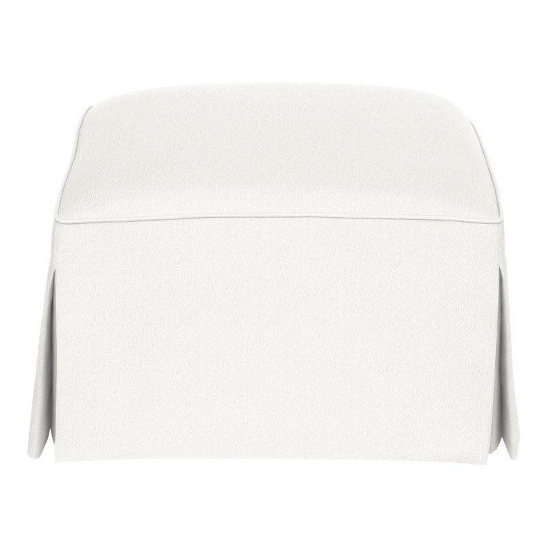 Zoe Square Ottoman, Kennelly Snow