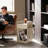 Metal Side Table With Modern Style Coffee Tray-132318268