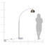 Aanya 210cm Arched Floor Lamp-99024874