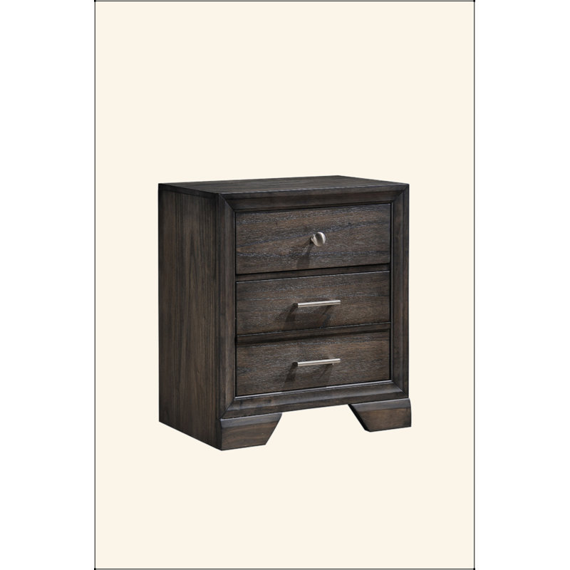 Table de chevet 2 tiroirs 1pc