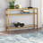 Ceno Glass Top Console Table-577272049-577272051