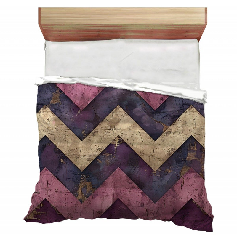 Abstract Art Chevron Comforter, King Comforter