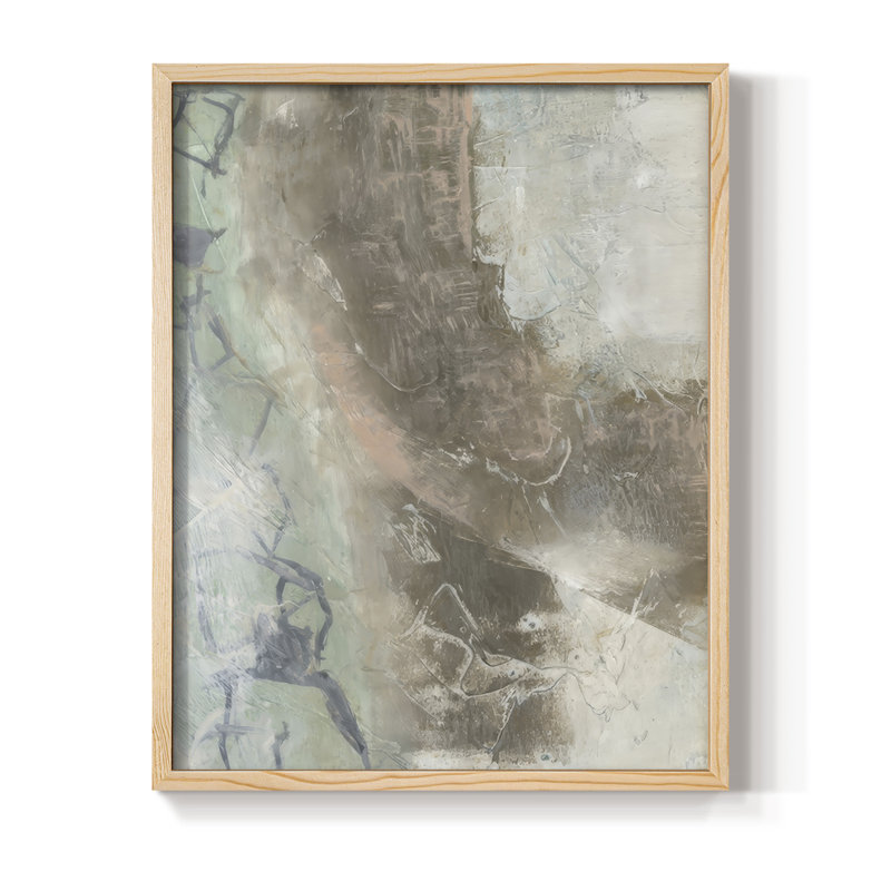 «Forest Walk I», reproduction encadrée - bois massif, Naturel, H 15 po x l 12 po