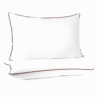 PlushDreams Hypoallergenic Microfiber Pillows - Premium Support for Side, Back, and Stomach Sleepers - Set of 2 Queen Size