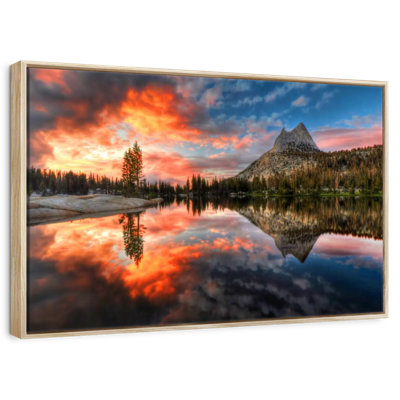 Coucher de soleil au parc Yosemite