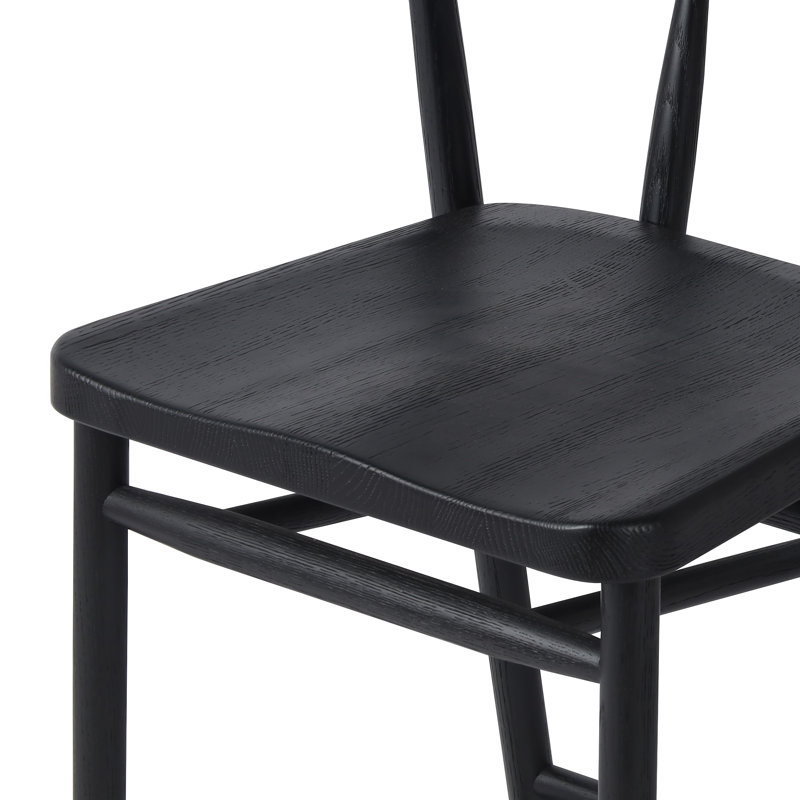 Buxton Stool, Bar Stool (30" Seat Height), Black