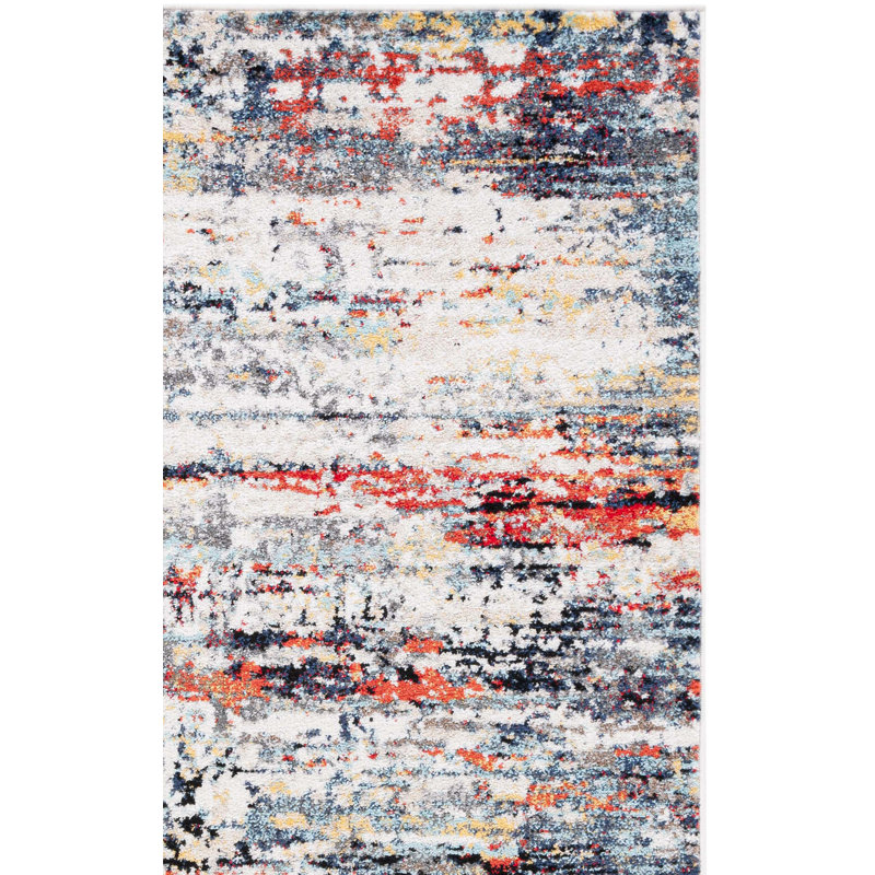 Doffin Performance Abstract Rug, Runner 2'6" x 8'