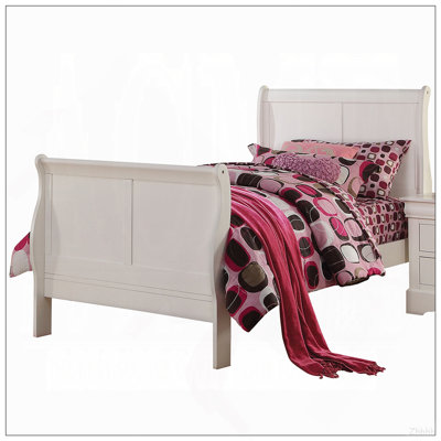 Louis Philippe III White Finish Full Bed