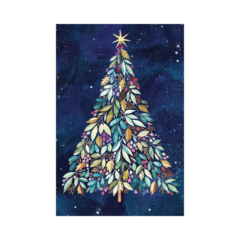 Starry Holiday - reproduction d'art murale - toile tendue