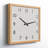 Apia Solid + Manufactured Wood Wall Clock