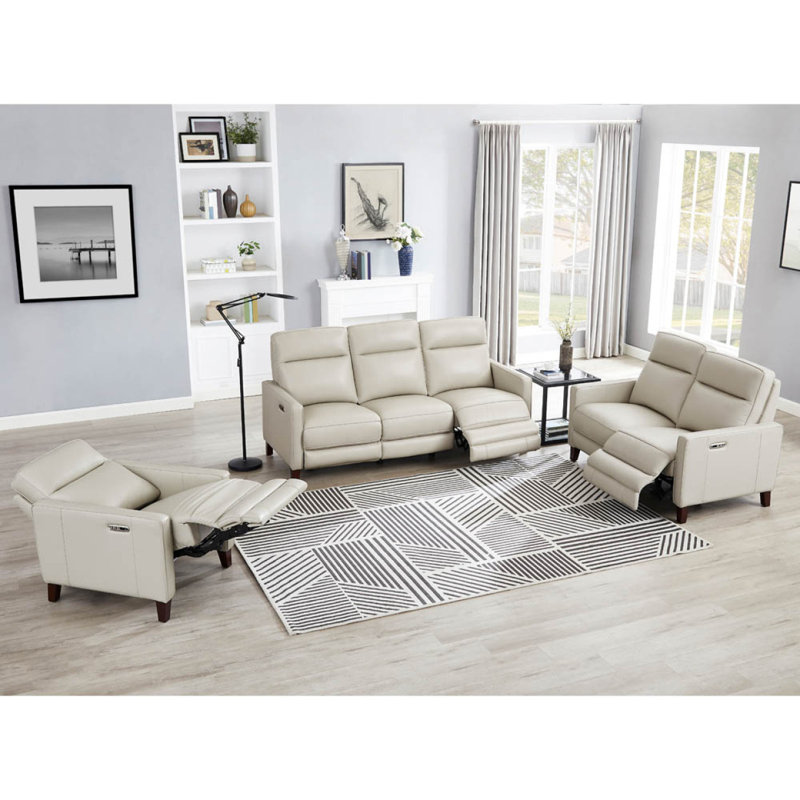 Modern Sofa Ashby Power Headrest Zero Gravity Reclining Sofa