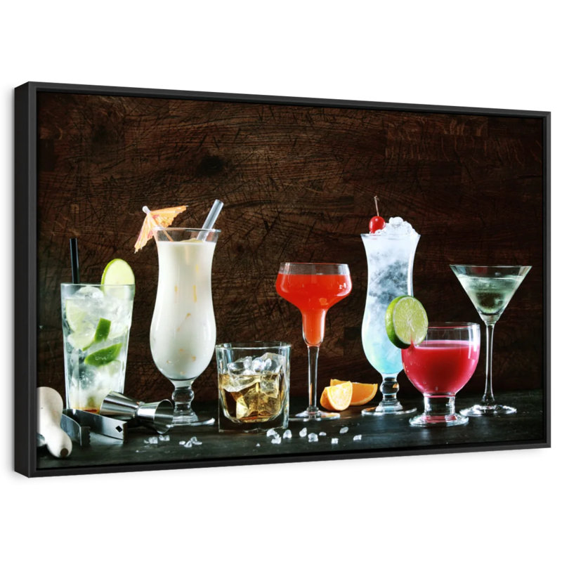 " Cocktail Spread Canvas Print ", 9" H x 13" W