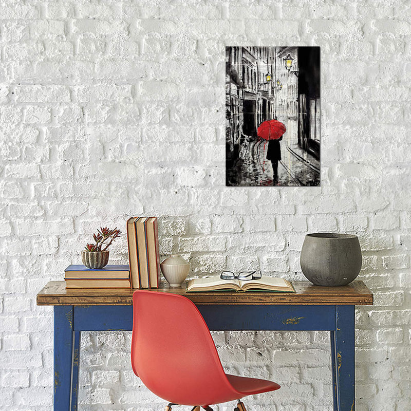 The Delightful Walk by Loui Jover - Wrapped Canvas Gallery-Wrapped Canvas Giclee, 66.04 cm H x 45.72 cm W x 1.91 cm D