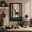 Deer in Forest Minimalist - Wrapped Canvas-1727643145-1727643191