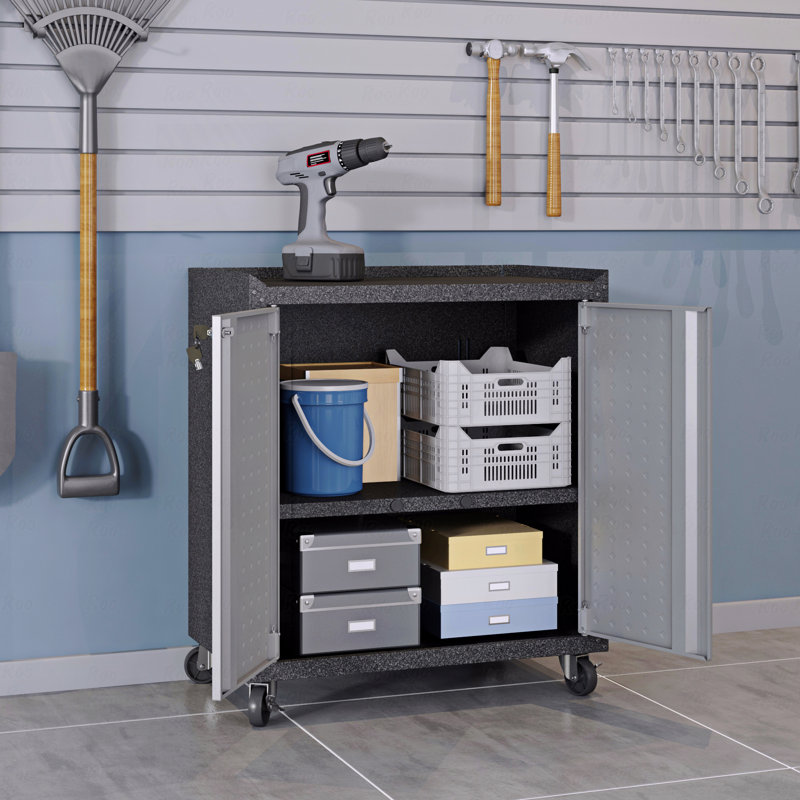 30"  Tool Cabinet, Rolling, Gray
