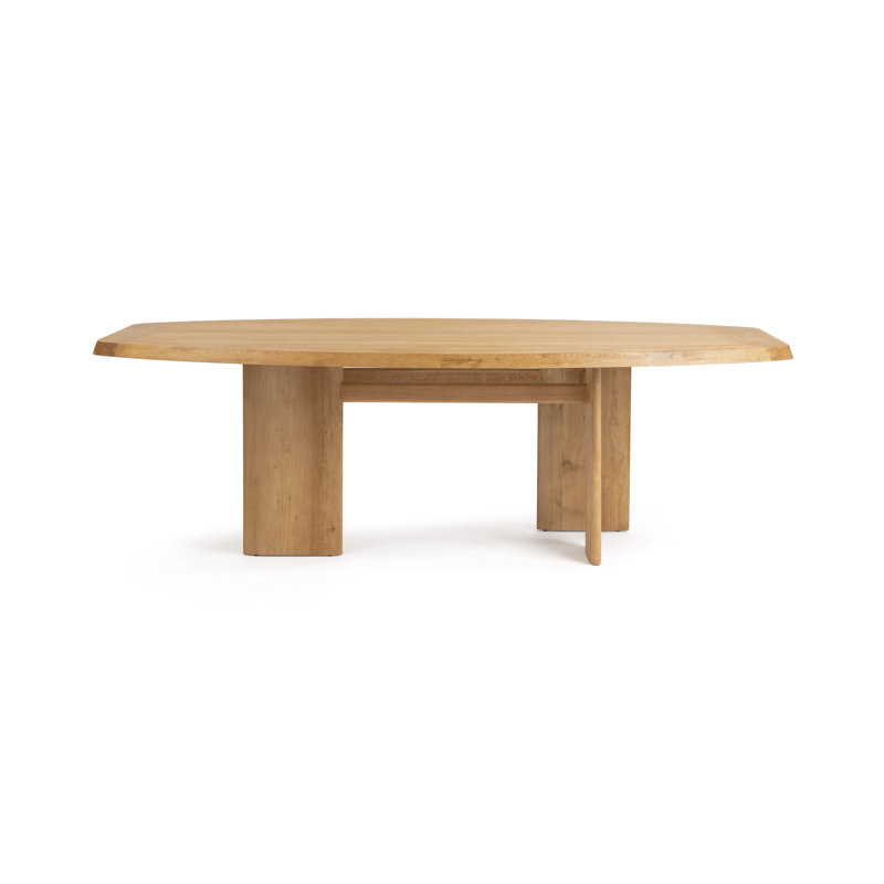 Sorento Rectangle Oak Dining Table, Natural