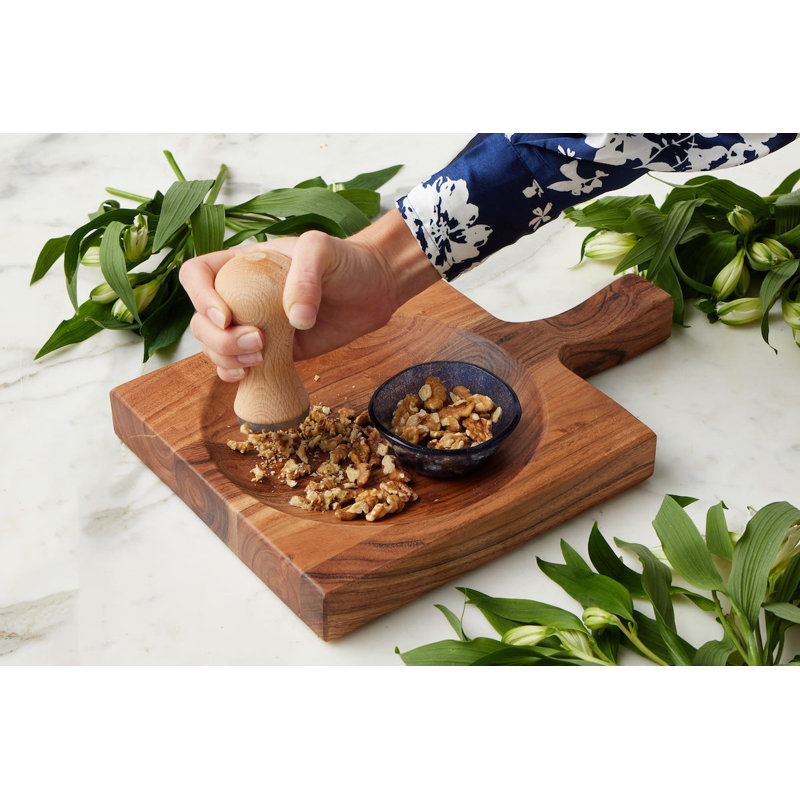 Mediterranean Nut & Seed Crusher, Beechwood
