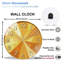 Horloge murale 12 po