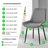 Simsbury Velvet Modern Upholstered Quilt Stitched Tapered Metal Leg Luxury Dining Chairs-855698038-855698035