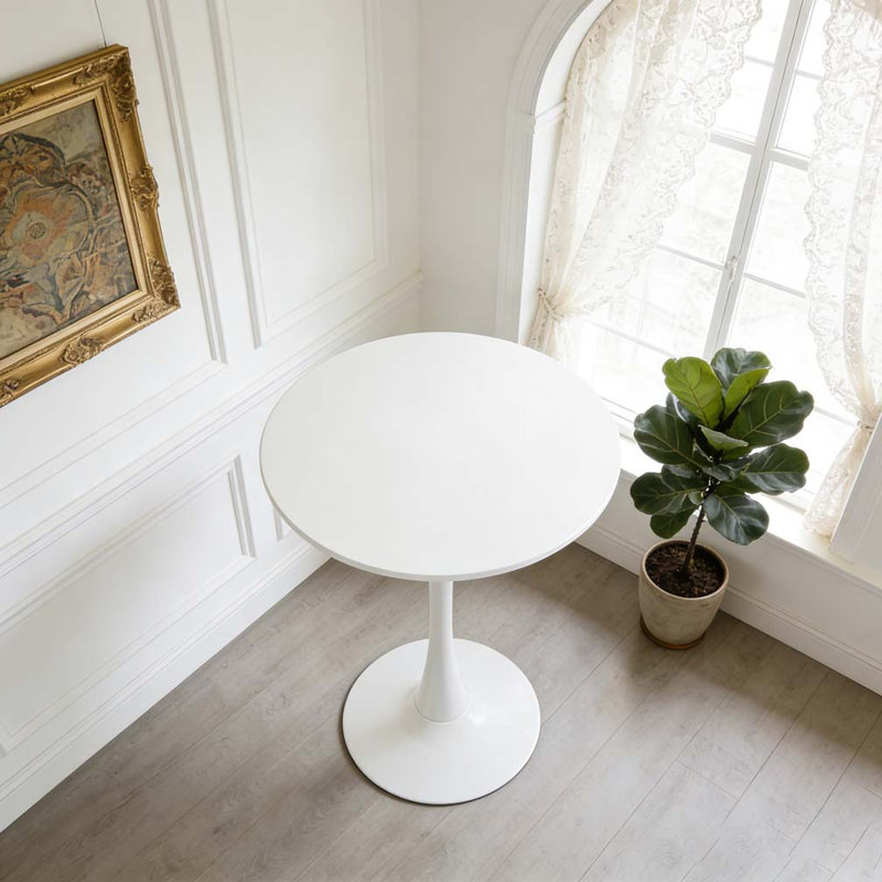 Table de salle à manger moderne, Blanc