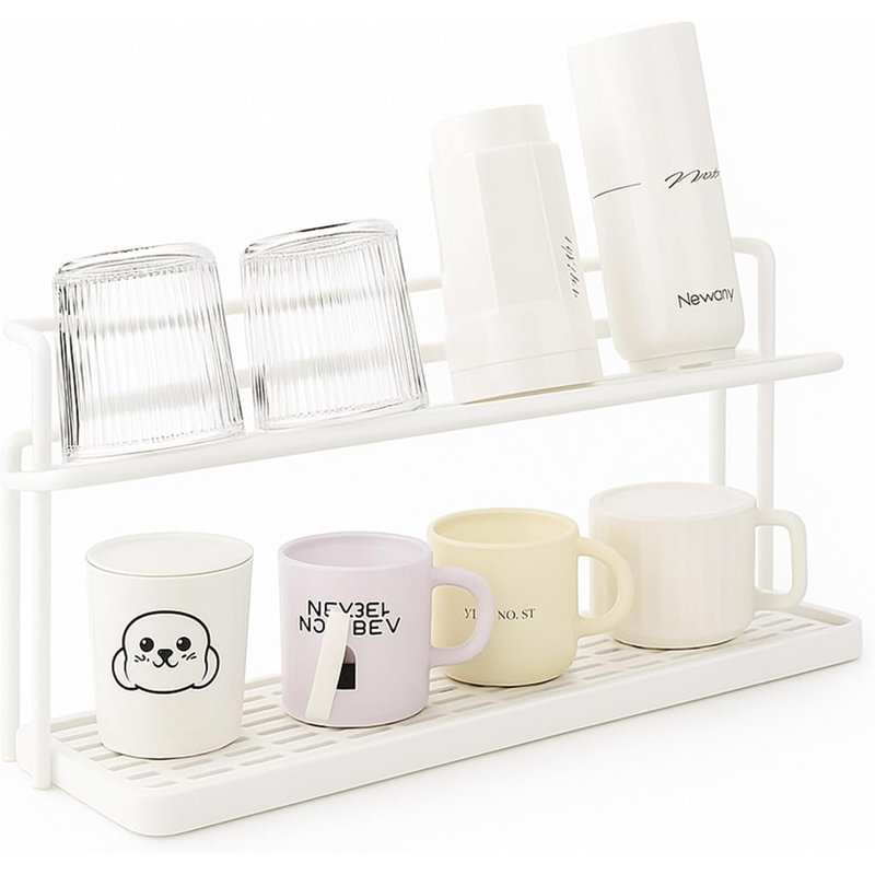Plastic Mega Mug, White