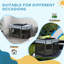 Panel Steel Pet Barrier With Door-98527703-98527707