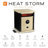 Heat Storm 1500 Watt 5200 BTU Electric High Efficiency Cabinet Space Heater with Adjustable Thermostat , Remote Included and with Digital Display-45292601