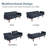 Futon Sofa Bed, Convertible Fabric Futon Couch Bed, Loveseat Sleeper Sofa, Daybed for Living Room, Apartment, Office-1337523968