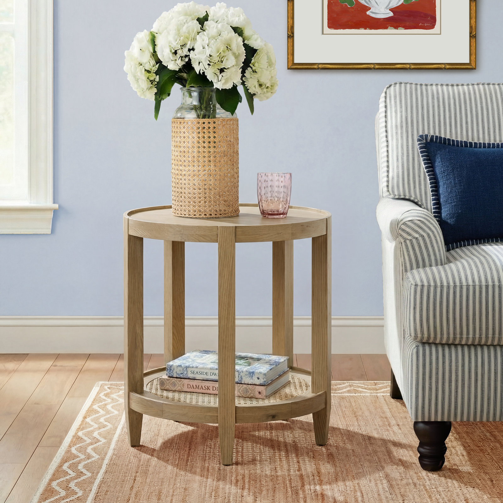 Devin Solid Wood End Table