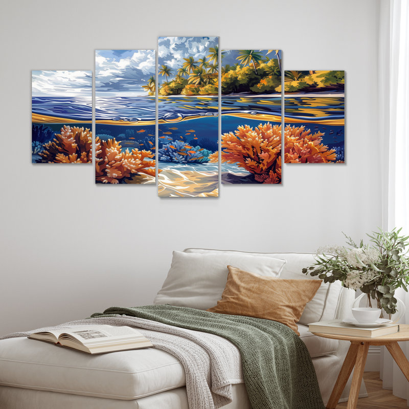 Sanabria - Coral Wall Decor Set