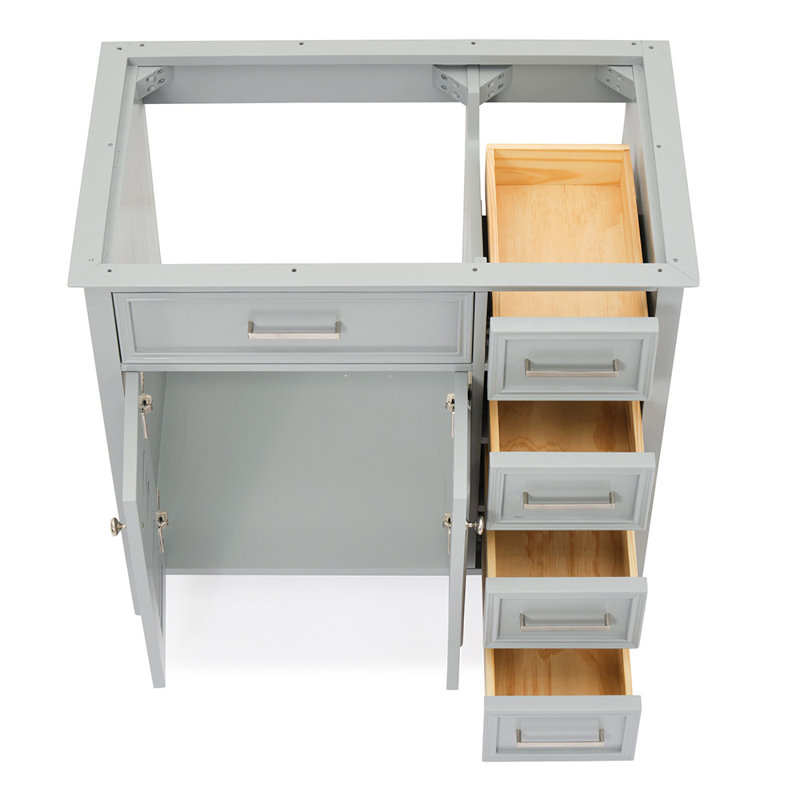 Base de meuble-lavabo simple 37 po Ferree, Gris