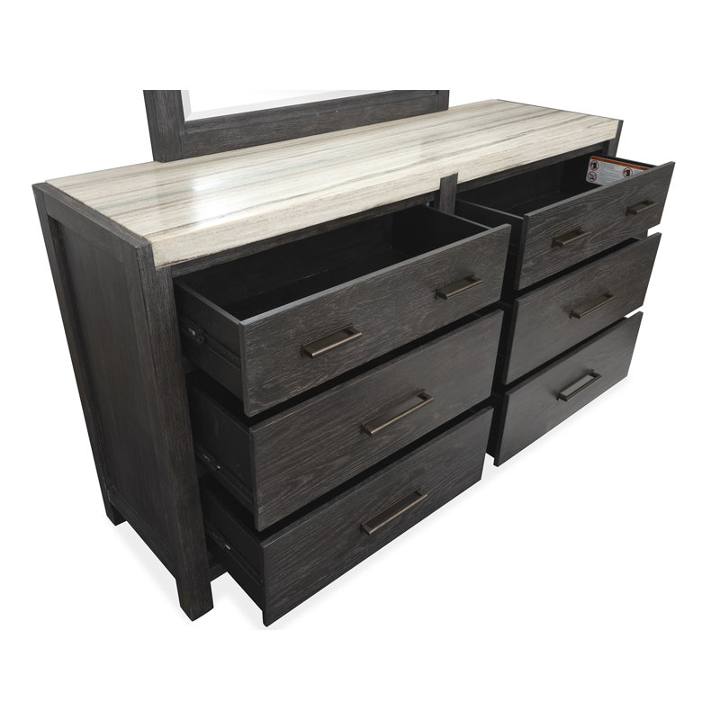 Commode à tiroir Wilmot, Noir