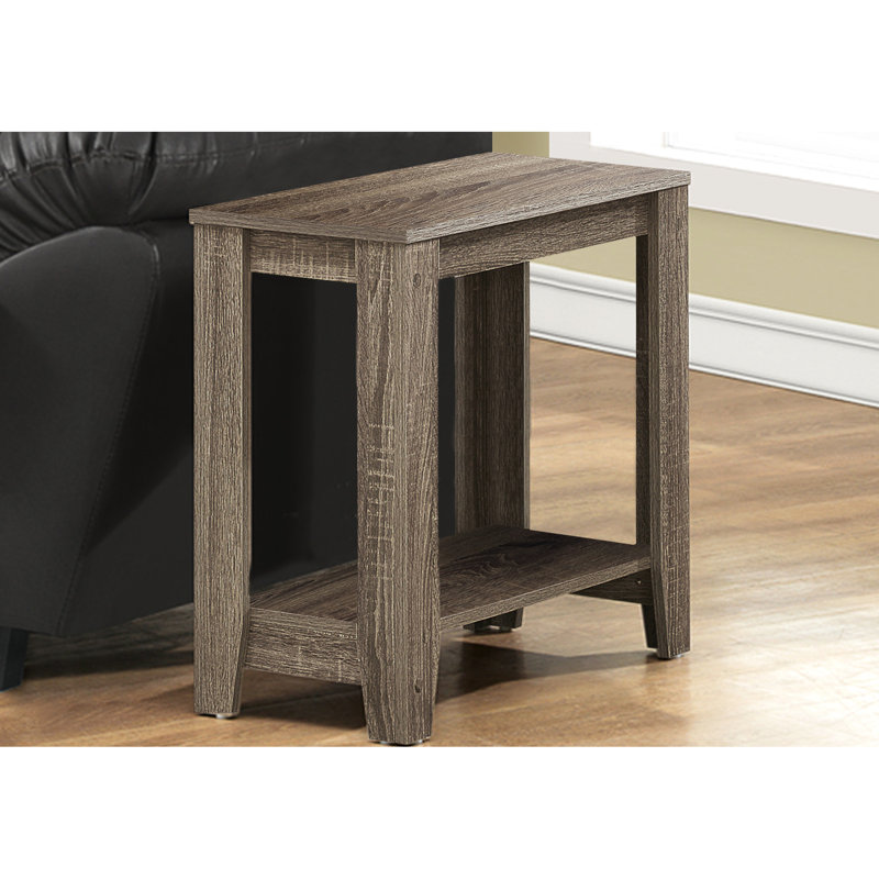 Table de bureau transitionnelle en stratifié taupe
