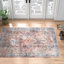 Tapis multicolore tissé à plat à la machine Alice-947384626