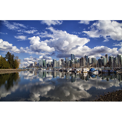 Vancouver Skyline Reflection, Canada by Leonu