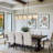 Loda 5 - Light Dimmable Kitchen Island Modern Linear Chandelier